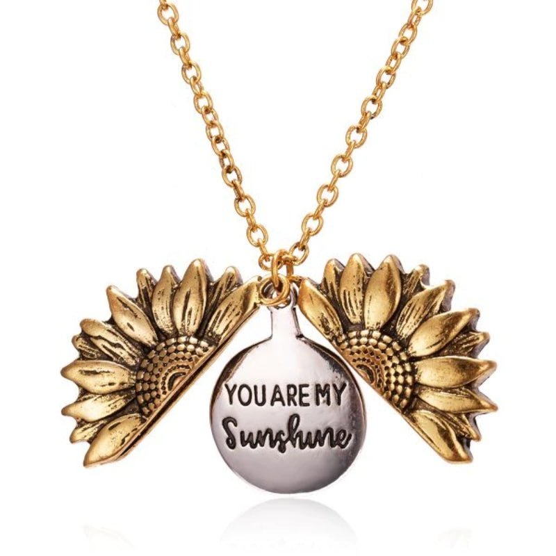 Sunflower Pendant Necklace | Unique Sunflower Necklace | StyleMingle™